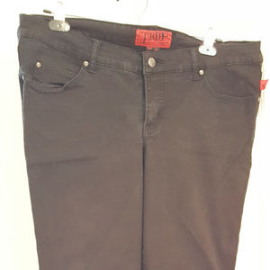 TRIPP Pant Black Sz 16 Skull Rivets Rocker Jeans